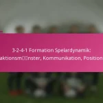 3-2-4-1 Formation Spelardynamik: Interaktionsmönster, Kommunikation, Positionsspel