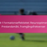 3-2-4-1 Formationseffektivitet: Resursoptimering, Prestandamått, Framgångsfrekvenser