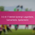 3-2-4-1 Taktisk Synergi: Lagarbete, Samarbete, Spelarkemi